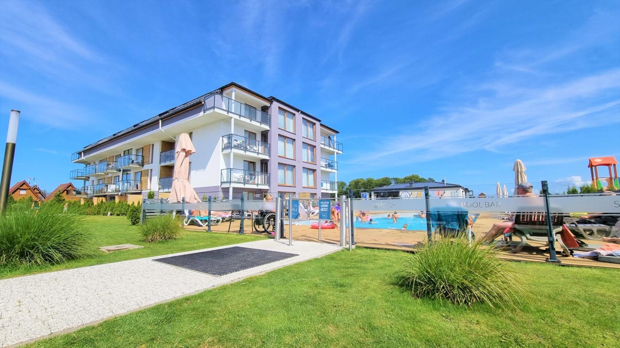 Apartament "Blu10" Z Basenem Sarbinowo Exterior foto